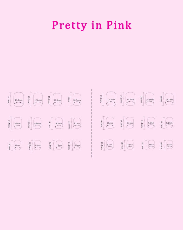 SO PINK BEAUTY Press On Nails 2 Packs
