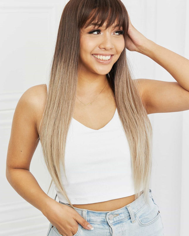 Long Straight Synthetic Wigs 26'' 