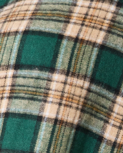 Mandy Plaid Collared Neck Long Sleeve Shirt