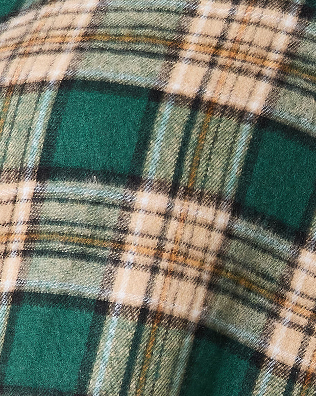 Mandy Plaid Collared Neck Long Sleeve Shirt