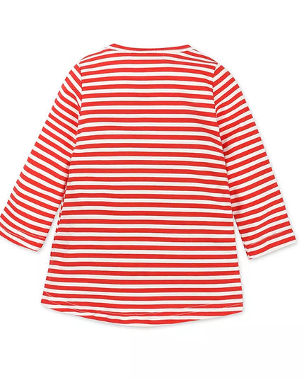 Children's Striped Long Sleeve Dress
