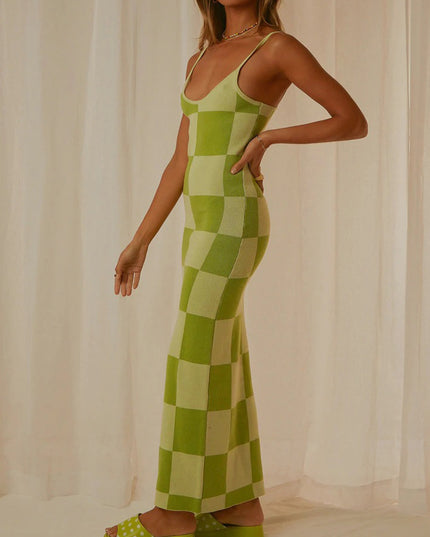 Spaghetti Strap Maxi Sweater Dress