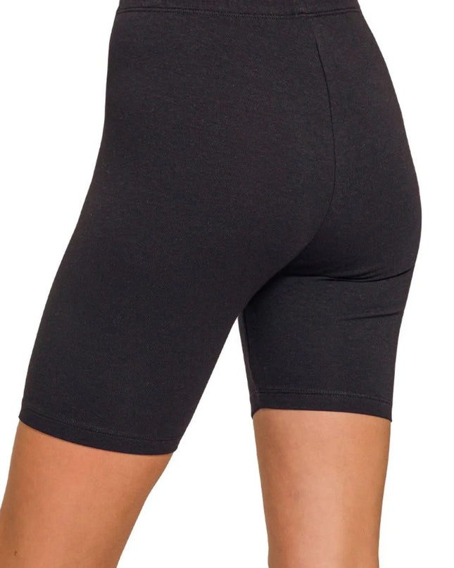 Zenana Premium Cotton Biker Shorts