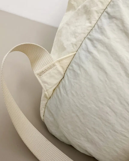 Drawstring Nylon Backpack Bag