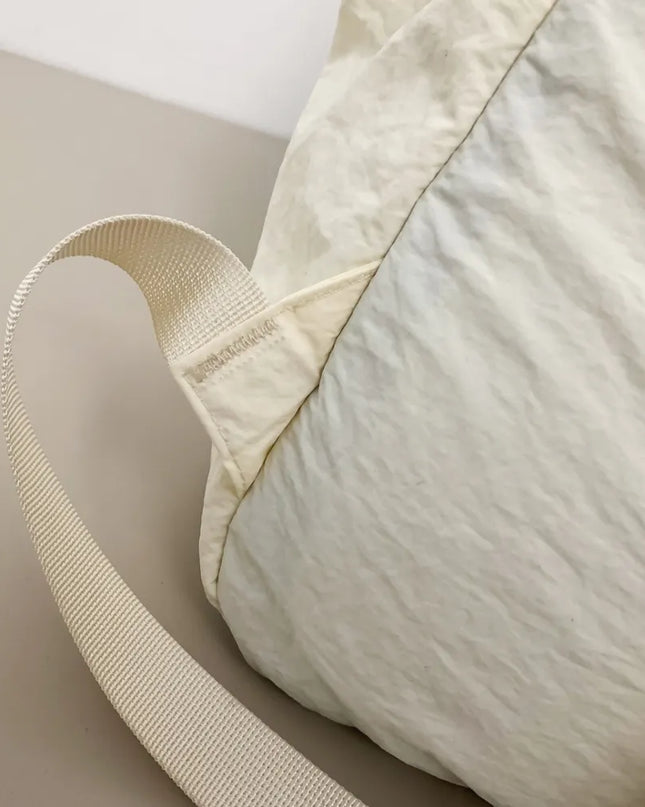 Drawstring Nylon Backpack Bag