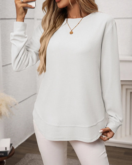 Long Sleeve Round Neck T-Shirt