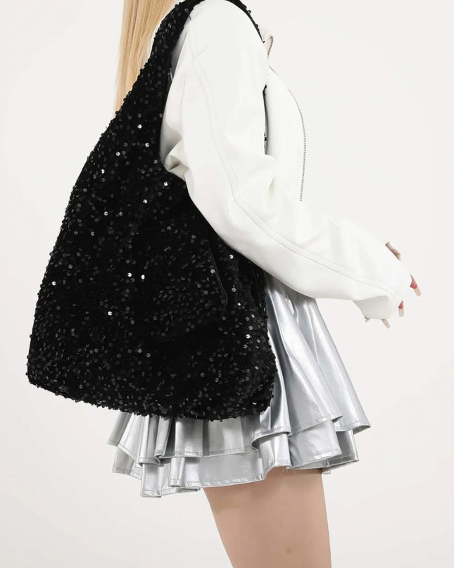 Sequin Polyester Handbag 