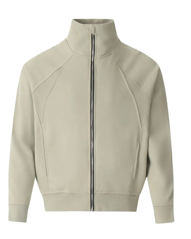 Men's Zip Up Stand Collar Jacket Sage