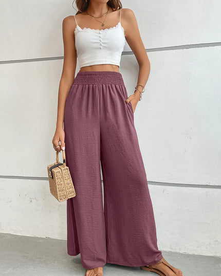 High-Waisted Wide Leg Pants