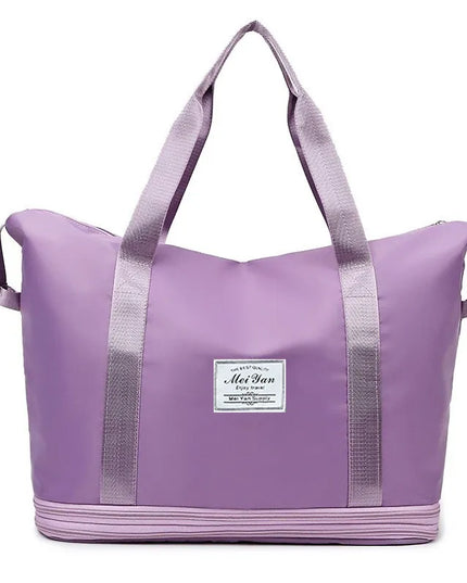Oxford Cloth Travel Bag Lavender One Size