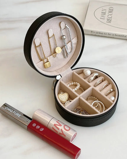 PU Leather Jewelry Storage Box