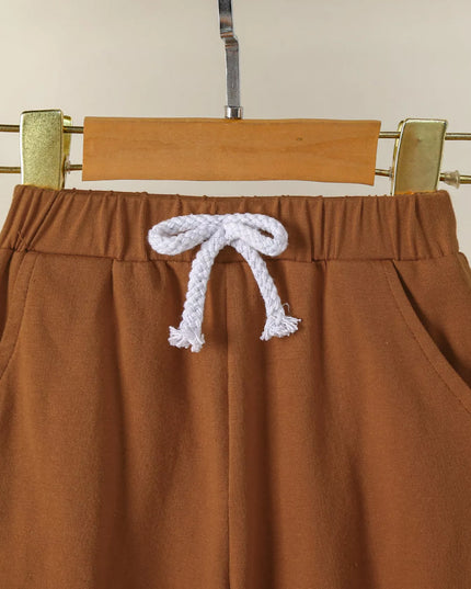 Children's Flower Long Sleeve Top and Pants Set