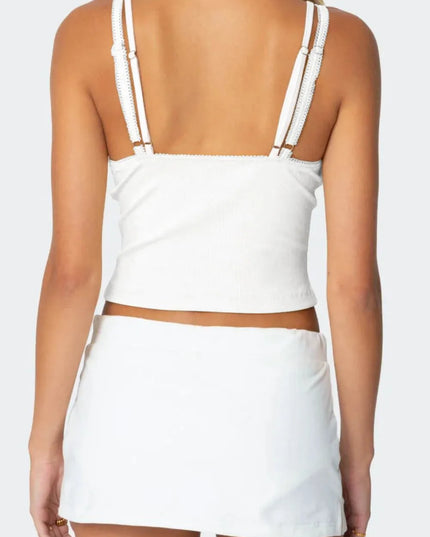 Lace Detail V-Neck Cami 