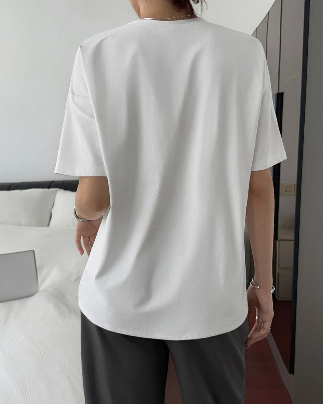 Round Neck Short Sleeve T-Shirt