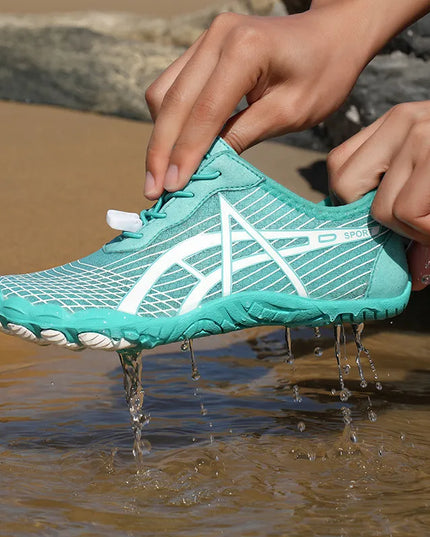 Elastic Lock Laces Mesh Breathable Hike Footwear 