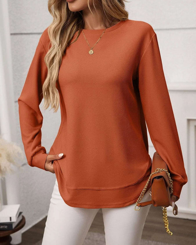 Long Sleeve Round Neck T-Shirt