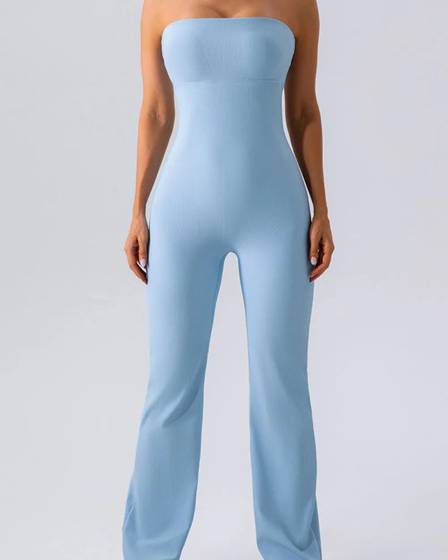 Sleeveless Straight Active Jumpsuit 