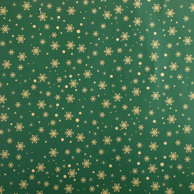 Christmas Gift Wrapping Paper Thickened Christmas Cowhide Wrapping Paper Christmas Tree Elk Gift Box Wrapping Paper Snowflake|Snowflake * 50*70Cm-50 * 70Cm