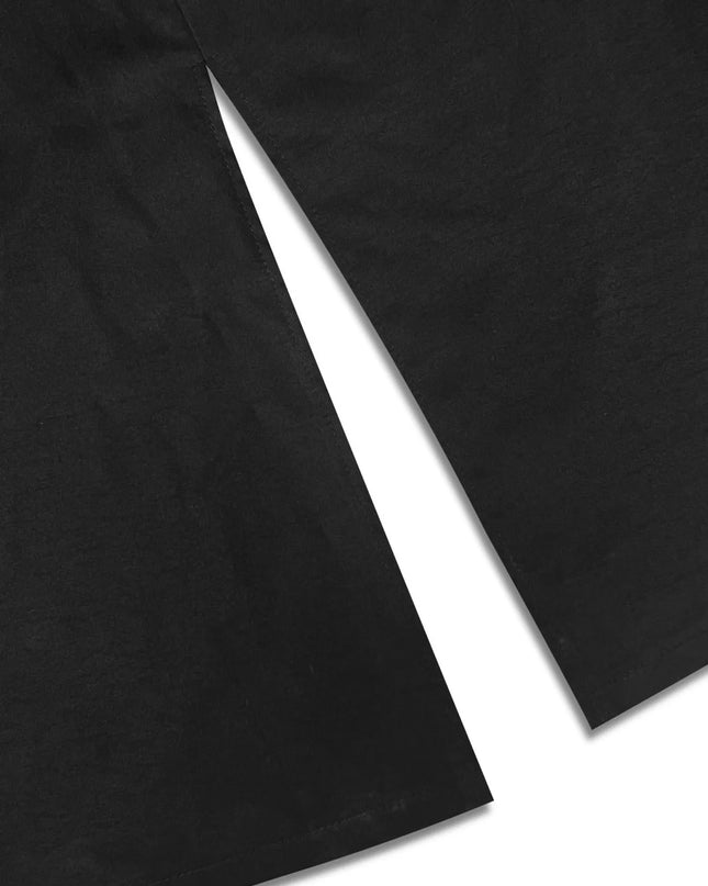 Lapel Collar Button-Front Longline Coat