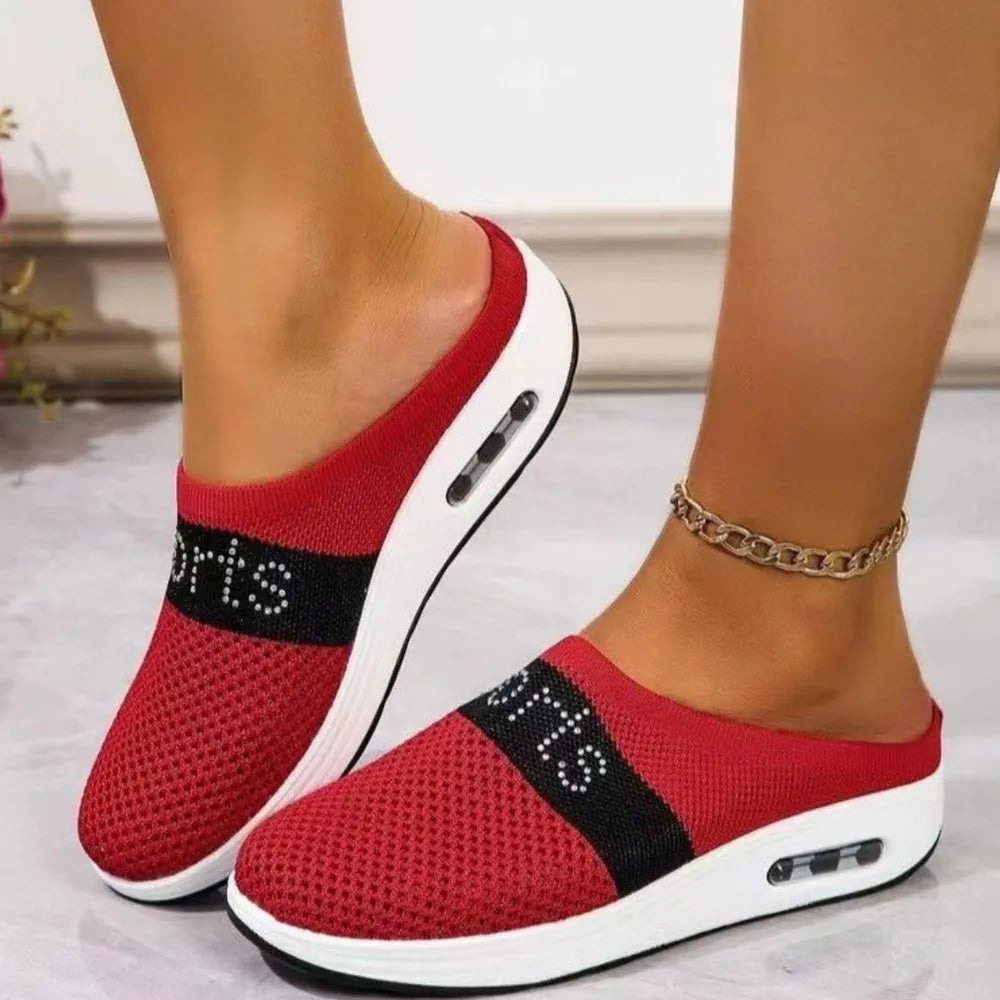 Breathable Mesh Round Toe Sandals 