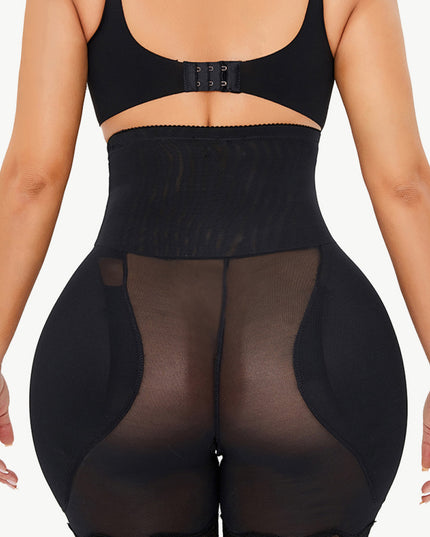 Full Size Lace Trim Pull-On Lifting Shaping Shorts