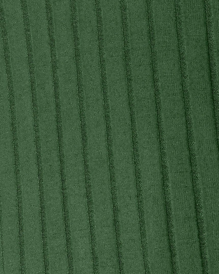 Basic Bae Full Size Ribbed Round Neck Slit Knit Top