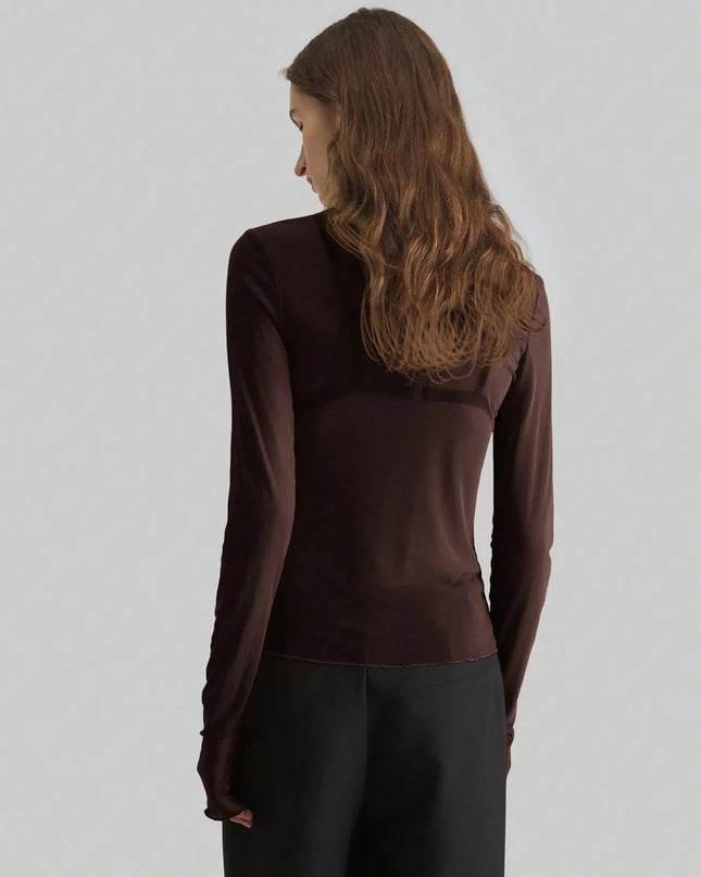 Turtleneck Long Sleeve Top