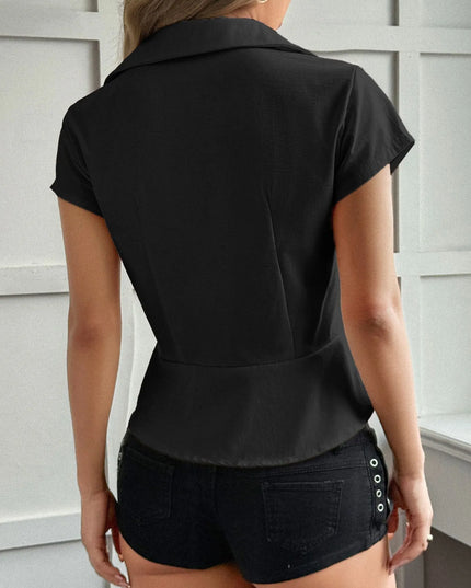 Short Sleeve Button-Up Shirt