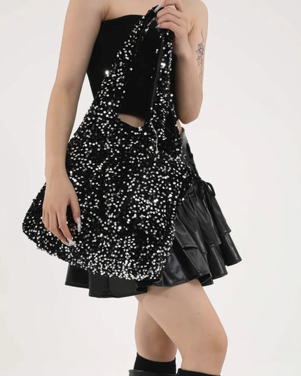 Sequin Polyester Handbag 