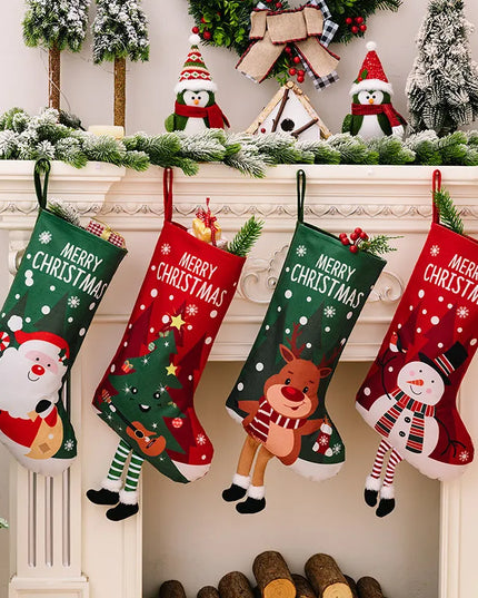 Printed Christmas Stocking Hanging Widget