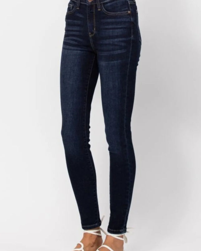 Judy Blue Full Size High Waist Handsand Skinny Jeans