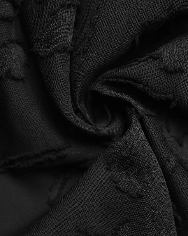 Button-Front Balloon Sleeve Mini Dress