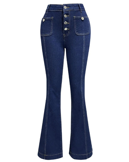 Flare Jeans with Pockets 