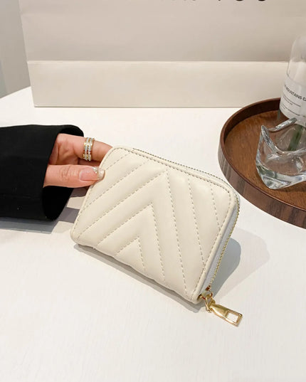 PU leather Solid Color Wallet 