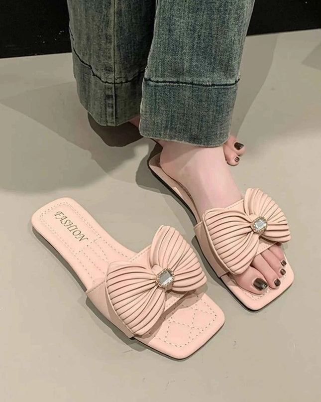 Bow-Knot Flat Sandals