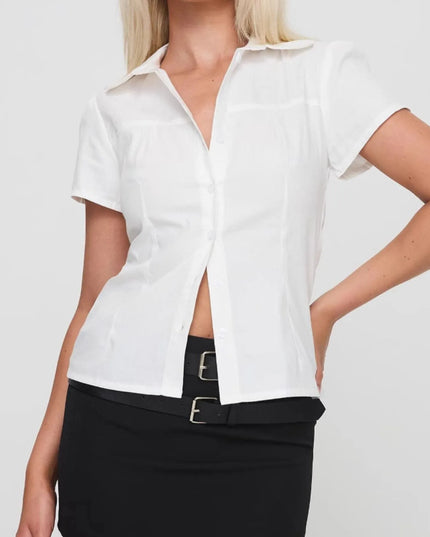 Short Sleeve Button-Up Shirt