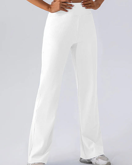 High Waist Straight Active Pants 