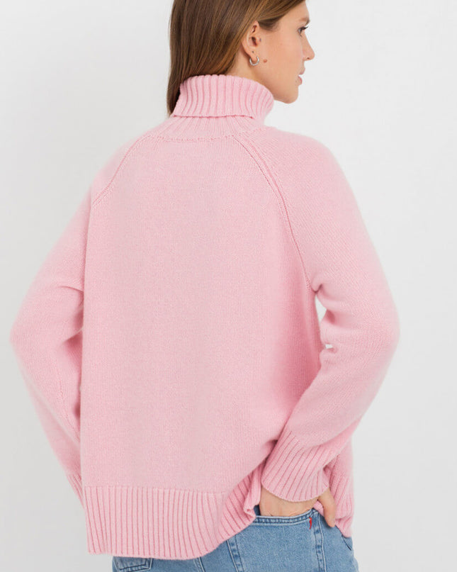 Turtle Neck Raglan Sleeve Sweater