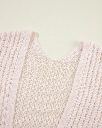 Open Front Long Sleeve Cardigan