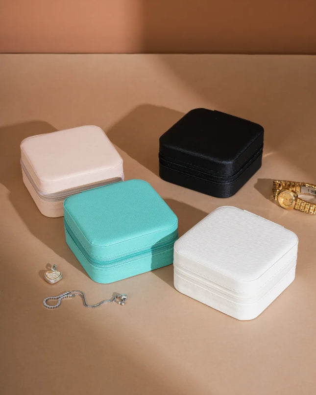 PU Leather Square Jewelry Box