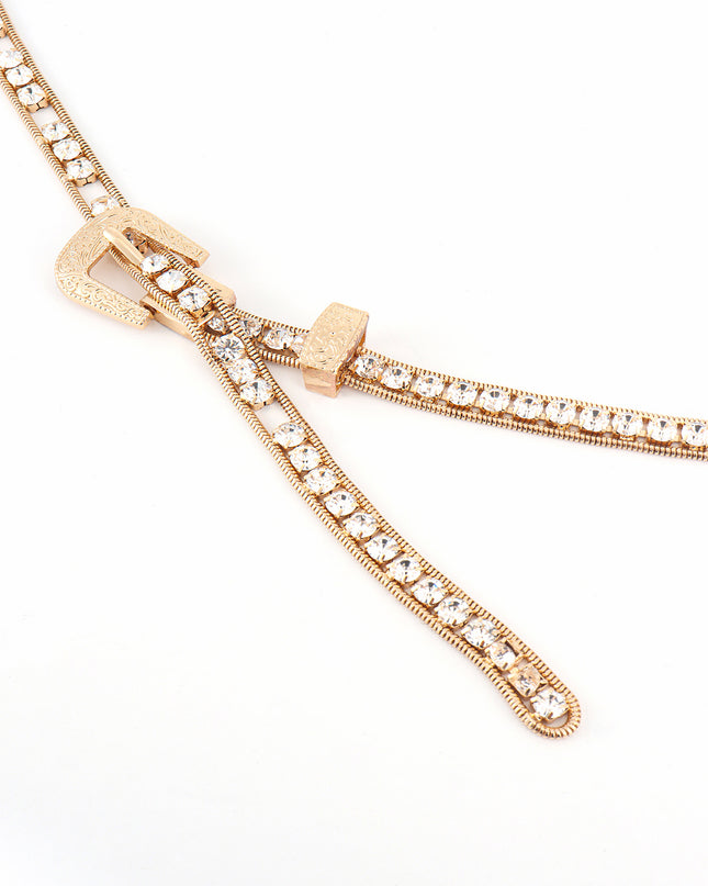 Rhinestone Metal Belt