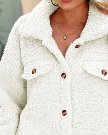 Button Down Collared Coat