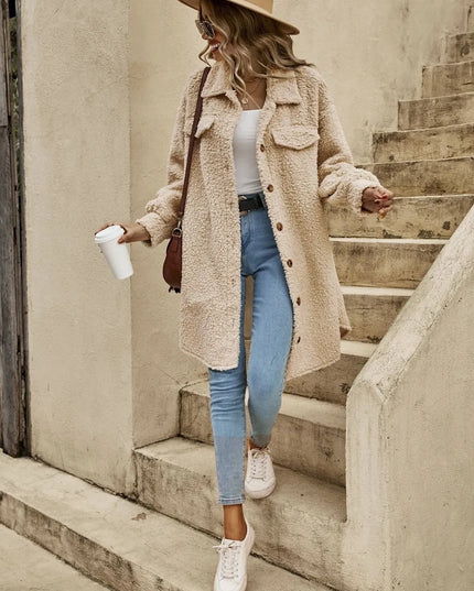 Collared Button Down Coat