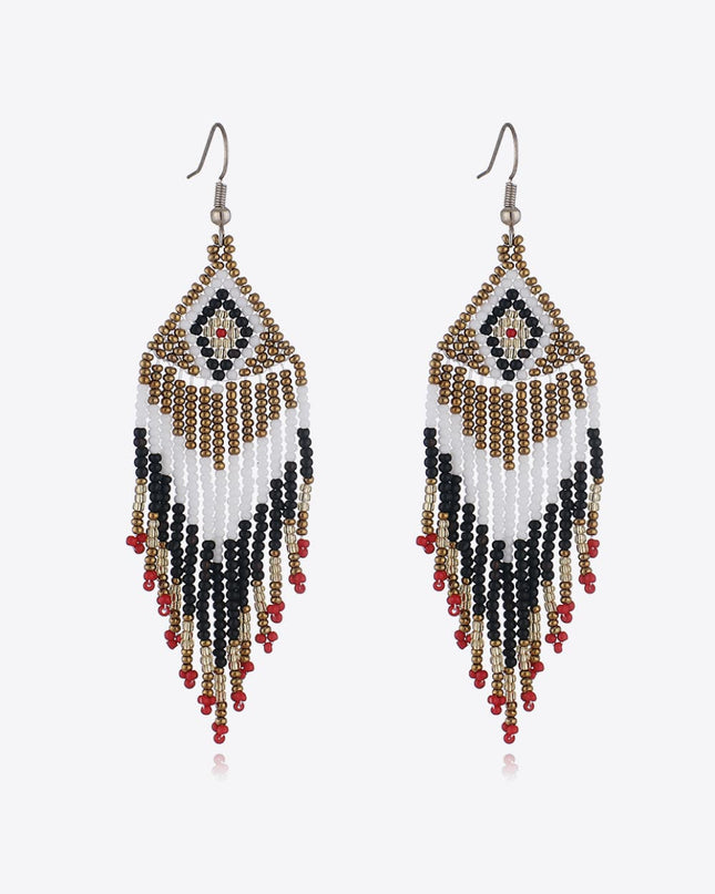 Beaded Dangle Earrings 