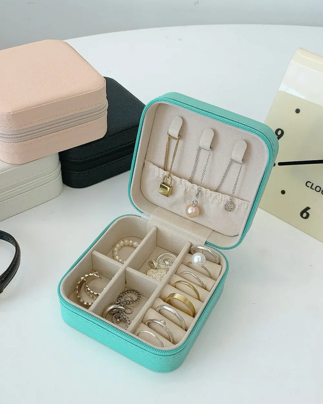 PU Leather Square Jewelry Box