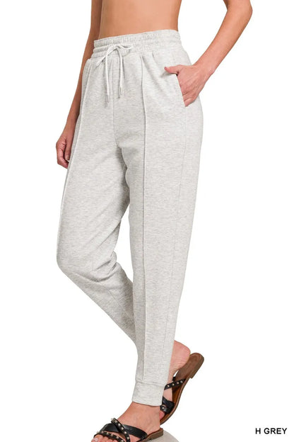 Zenana Drawstring Sweatpants with Pockets