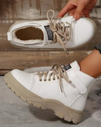 Lace Up Platform Combat Boots