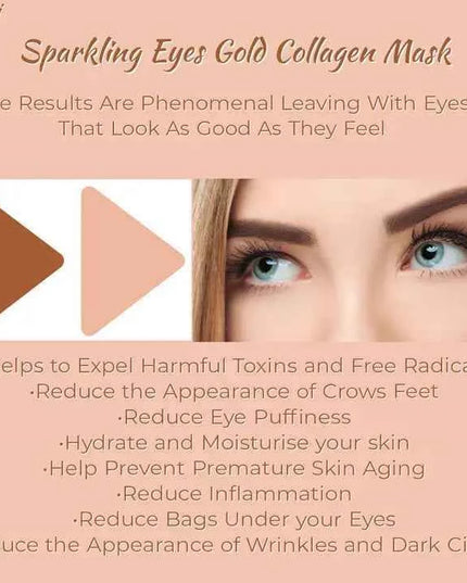 Ammuri Sparkling Collagen Gold Eyes Mask Under Eye Patches A