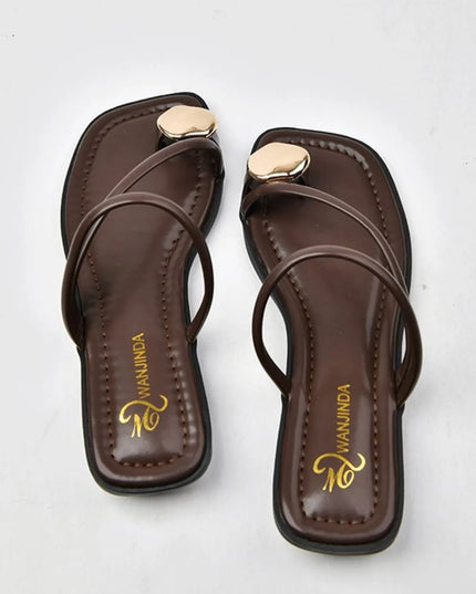 PU Leather Summer Sandals 