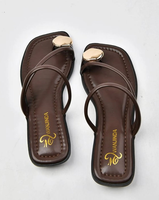 PU Leather Summer Sandals 
